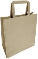 Fiesta Recyclable JA528 Fiesta Recycleerbare Platte Handvatten Bruine Papieren Tassen Medium (250 stuks)
