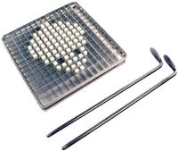 Mes En Pusher 6x6mm Julienne met 2 Geleiders voor D463 - Tellier N663