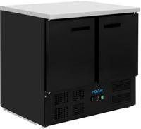 Polar PG022 G-Series Dubbele Deur Koelwerkbank Zwart 257L