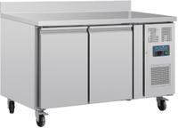 Polar U-Series Dubbele Deurs Werkbank Koeling met Achterwand 282Ltr - UA064