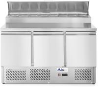 Arktic Saladette | 3 deuren en verhoogde GN vitrine | 380L | 232897