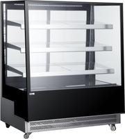 Koelvitrine 650L-144cm(h) | 3 schuine schappen | Wielen | Arktic 233320