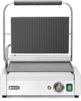 Hendi Contactgrill Panini boven geribd onder glad 2200W | 263662