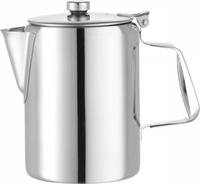 Hendi Koffie-/ theekan met deksel | 0,6L RVS | 453209