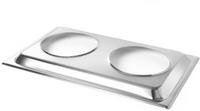 Hendi Opzetstuk voor 2x Bainmariepan passend op GN 1/1 Chafing dish | 470930