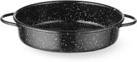 HENDI 622551 Braadpan "fuente", geëmailleerd, , Zwart, Diameter ⌀ 20 cm - Hoogte 4,5 cm