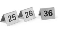 Hendi Tafelstandaard nummers 25-36 rvs 55x52x35 mm | 663868