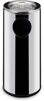 Hendi Afvalbak RVS met asbak | 33L | 691397