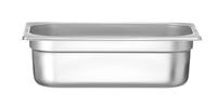 Hendi Gastronormbak 1/3 | 100 mm hoog | RVS Profi Line | 801529
