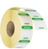 HENDI 850848 Voedselveiligheid dagstickers, herbruikbaar, , Vrijdag, Groen, 1000 st., 25x25mm