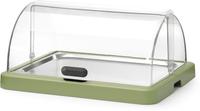 HENDI 871966 Enkele roll-top koelvitrine Duo UNIQ, , designed by Robert Bronwasser, Groen, 460x355x(H)220mm