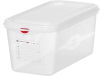 HENDI 873243 Container GN 1/3 polypropyleen, , GN 1/3, 6L, Transparant, 325x176x(H)150mm