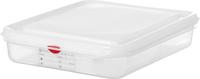 HENDI 873250 GN 1/2 container, polypropyleen, , GN 1/2, 4L, Transparant, 325x265x(H)65mm