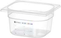 Hendi Voorraaddoos GN 1/6 100 mm IML polypropyleen | 880470