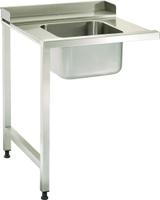 Maxima Spoeltafel - 120 X 75 cm - Aanvoer Vaatwasser Links - incl. Wasbak - 09201033