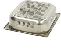 Maxima Gastronorm Bak - 2/3 GN - 10 cm Diep - RVS - Geperforeerd - 09367671