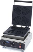 Maxima Wafelijzer - 4 Stuks - Lolly Hartjes Wafel - 09374230