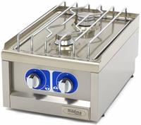 Maxima Kookplaat Horeca - 2 Pitten - Enkel - 60 cm Diep - Gas - 09391510