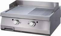 Maxima Heavy Duty Grillplaat - Half Gegroefd - Dubbel - 70 cm Diep - Gas - 09395990