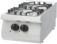 09396116 Heavy Duty Kookplaat - 2 Pitten - Enkel - 70 cm Diep - 13.5 kW - Gas