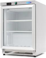 Maxima Vrieskast - 200 L - RVS - met Glazen Deur - 09405011