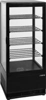 SARO Koelvitrine Model SC 100 Zwart - SC 100 ZWART