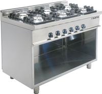 SARO Gasfornuis met Open Onderstel Model E7/KUPG6BA