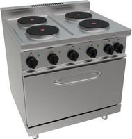 SARO Elektrisch Fornuis met Elektrische Oven Model E7/CUET4LE