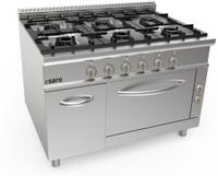 SARO Gasfornuis + Elektrische Oven 6 Branders LQ Model LQ / CUG6NE