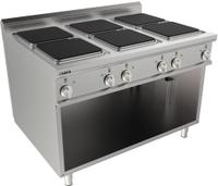 SARO Elektrisch Fornuis Open Onderbouw 6 Platen LQ Model LQ / CQE6BA