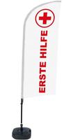 Syna Beach Flag Alu Wind Complete Set EHBO Duits - BFAW310-WT21-I107