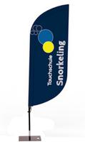 Syna Beach Flag Fiber Paddle Large Print - BFFP-LG