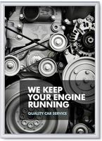 Syna 25 mm Kliklijst Rechte Hoeken 50 X 70 cm Brandwerend B1 - KR50X70G25B1