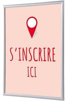 Syna Kliklijst A1 Complete Set hier Melden Rood Frans - KRA1G25LPPI586