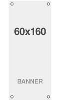 Syna Standaard Multi Layer Materiaal Banner Grommet 220g/m2 60 X 160 cm - LGNC60X160M220