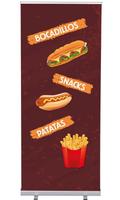 Syna Roll-Banner Budget 85 Complete Set Snacks Spaans - RBB085LSFI317