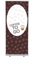 Syna Roll-Banner Budget 85 Complete Set Koffie To Go Engels - RBB085LSFI322