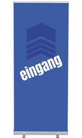 Syna Roll-Banner Budget 85 Complete Set Ingang Blauw Duits - RBB085LSFI367