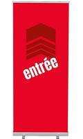 Syna Roll-Banner Budget 85 Complete Set Ingang Rood Frans - RBB085LSFI565