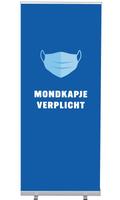 Syna Roll-Banner Budget 85 Complete Set Mondkapje Verplicht Blauw Nederlands - RBB085LSFI603