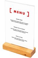 Syna Houten Menuhouder T Tafeldisplay A5 Portret - TA5PW