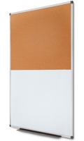 Syna Combibord - Whiteboard Alu / Prikbord 90 X 120 cm - WBC900X1200