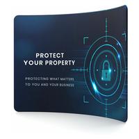 Syna Zipper-Wall Curved Basic 300 X 230 cm - ZWCE300-230