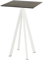 Infinity Statafel Wit Frame + Midnight Marble HPL 70x70 cm - Essentials 120051677