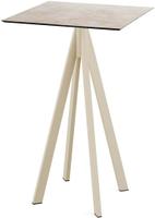 Infinity Statafel Zand Frame + Moonstone HPL 70x70 cm - Essentials 120061377