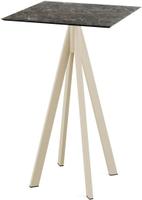 Infinity Statafel Zand Frame + Galaxy Marble HPL 70x70 cm - Essentials 120061577