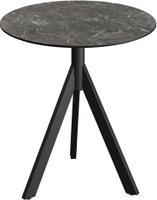 Essentials Infinity Tripod Terrastafel Zwart Frame + Galaxy Marble HPL 70 cm - 140011570