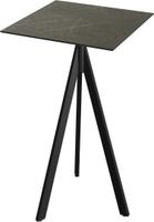 Essentials Infinity Tripod Statafel Zwart Frame + Midnight Marble HPL 70x70 cm - 140041677