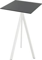 Essentials Infinity Tripod Statafel Wit Frame + Zwart HPL 70x70 cm - 140051077