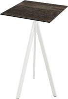 Essentials Infinity Tripod Statafel Wit Frame + Riverwashed Wood HPL 70x70 cm - 140051477